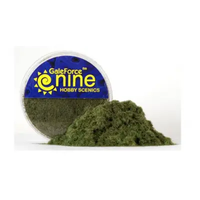 Gale Force Nine GF9 - Hobby Round: Dark Green Static Grass