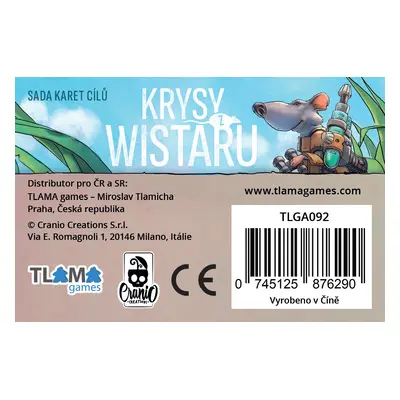 TLAMA games Krysy z Wistaru - sada karet cílů