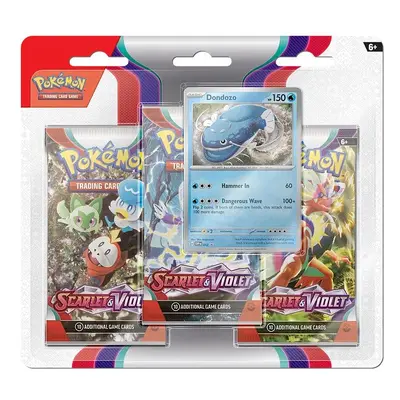 Nintendo Pokémon TCG: Scarlet & Violet (SV01) - 3 Blister Booster Varianta: Dondozo