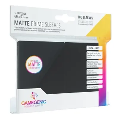 Gamegenic Obaly na karty Matte Prime Sleeves Black - 100 ks