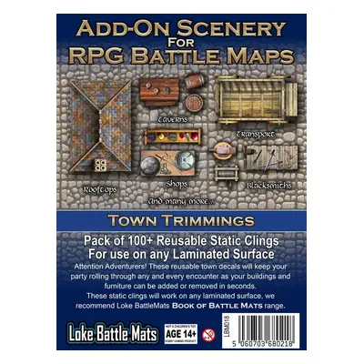 Loke Battle Mats Add-On Scenery - Town Trimmings