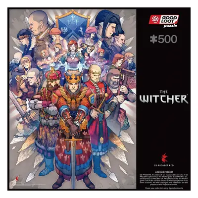 Gaming Good Loot Puzzle The Witcher Northern Realms Puzzles 500 ks