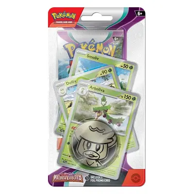 Nintendo Pokémon TCG: SV02 Paldea Evolved - Premium Checklane Blister Varianta: Arboliva