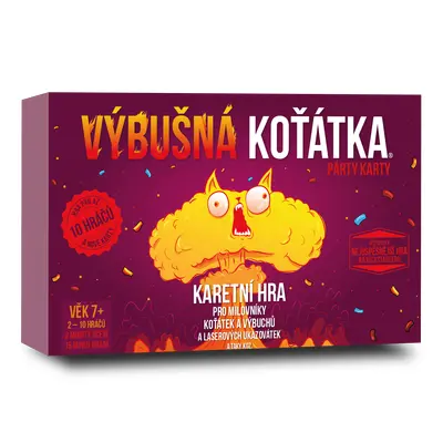 Asmodee Czech Republic Výbušná koťátka: párty karty