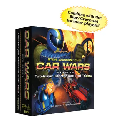 Steve Jackson Games Car Wars (Sixth Edition): Two-Player Starter Set Red/Yellow