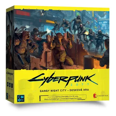 Asmodee Czech Republic Cyberpunk 2077: Gangy Night City (Desková hra) + rozšíření Rodiny a psanc