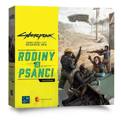 Asmodee Czech Republic Cyberpunk 2077: Gangy Night City (Desková hra) - rozšíření Rodiny a psanc