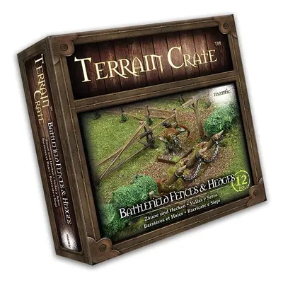 Mantic Games Terrain Crate: Battlefield Fences & Hedges