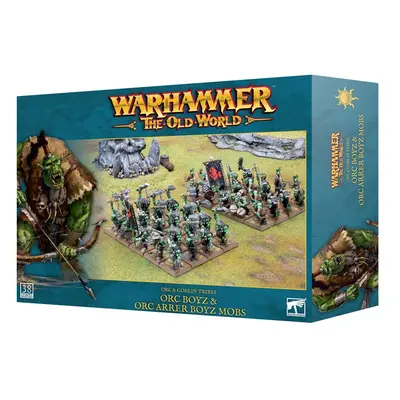 Games Workshop Warhammer: The Old World - Orc & Goblin Tribes - Orc Boyz & Orc Arrer Boyz Mob