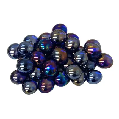 Chessex Skleněné žetony - Gaming Glass Stones (různé barvy) Barva: Iridized Dark Blue