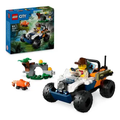 LEGO LEGO® Čtyřkolka na průzkum džungle – mise panda červená 60424