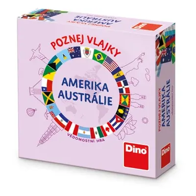 Dino Poznej vlajky - Amerika a Austrálie