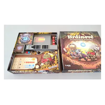 inserty.cz Hrdinové Hlubokého Hvozdu - Insert + mini dice tower (černý, 0040)