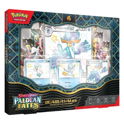 Nintendo Pokémon TCG: SV4.5 Paldean Fates - Premium Collection Varianty: Shiny Quaquaval ex