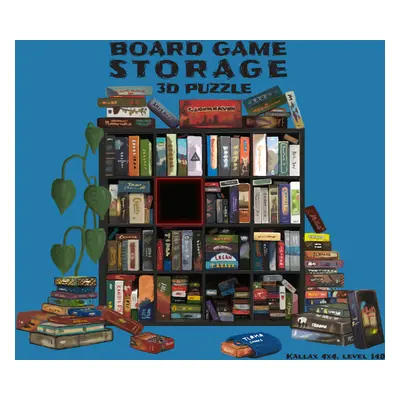 TLAMA games Poškozené - T-shirt "Storage 3D Puzzle" (Modré, S)