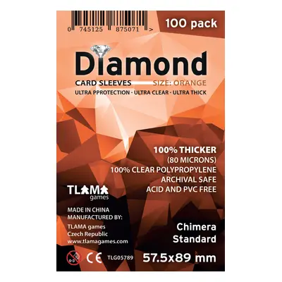 TLAMA games Obaly na karty Diamond Orange: Chimera Standard (57,5x89 mm)