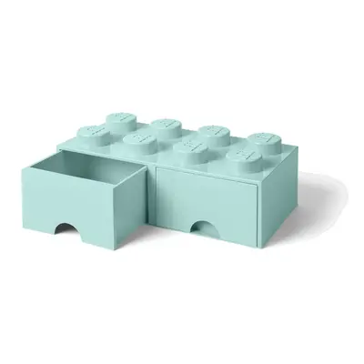 LEGO Storage LEGO úložný box 8 s šuplíky Varianta: Box aqua