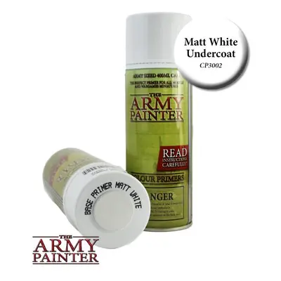 Army Painter - Base Primer - Matt White Spray 400ml