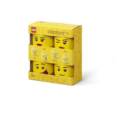 LEGO Storage LEGO úložná hlava (mini) Multi-pack 4 ks