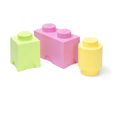 LEGO Storage LEGO úložné boxy Multi-Pack 3 ks - pastelové