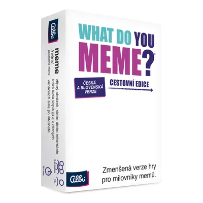 Albi What Do You Meme CZ: Cestovní edice