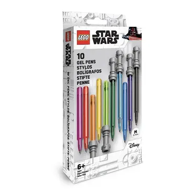 LEGO Stationery LEGO Star Wars Set Gelových per, světelný meč - 10 ks