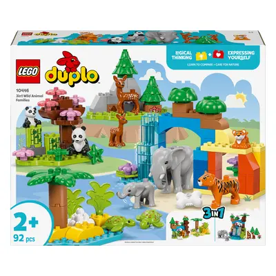 LEGO LEGO® DUPLO® Rodinky divokých zvířat 3 v 1 10446