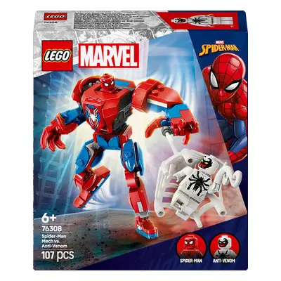 LEGO LEGO® Marvel Spider-Man v robotickém obleku vs. Anti-Venom 76308