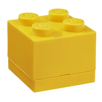 LEGO Storage LEGO Mini Box 46 x 46 x 43 Varianta: Box žlutý