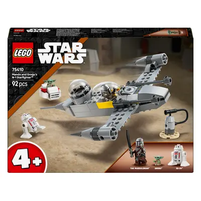 LEGO LEGO® Star Wars™ Mando, Grogu a stíhačka N-1 Starfighter™ 75410