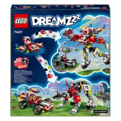 LEGO LEGO® DREAMZzz™ Cooperův tygří robot a Zerův hot rod 71497