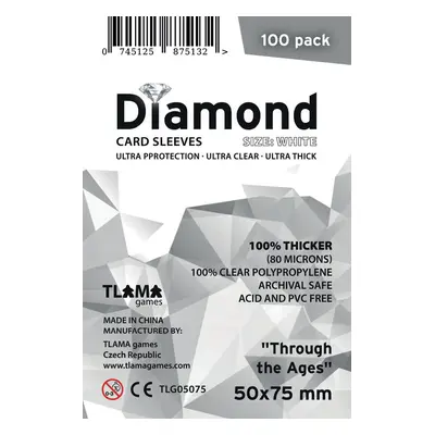 TLAMA games Obaly na karty Diamond White: "Through the Ages" (50x75 mm)