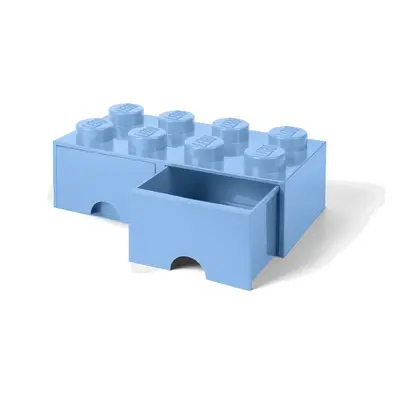 LEGO Storage LEGO úložný box 8 s šuplíky Varianta: Box světle modrá