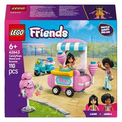 LEGO LEGO® Friends Stánek s cukrovou vatou a skútr 42643