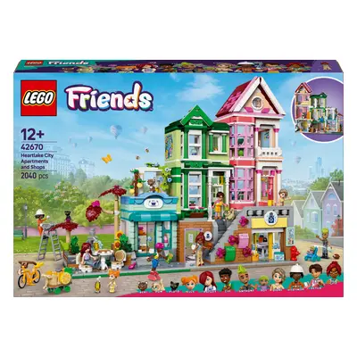 LEGO LEGO® Friends Apartmány a obchody v městečku Heartlake 42670