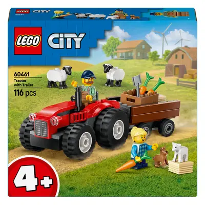 LEGO LEGO® City Červený traktor s přívěsem a ovcemi 60461