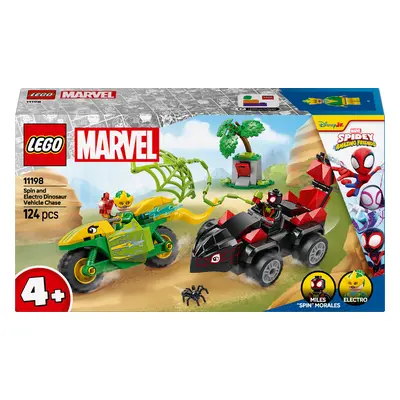 LEGO LEGO® Marvel Spin, Electro a honička s dinosauřím vozidlem 11198