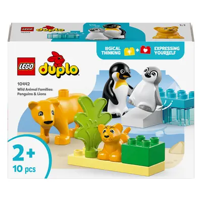 LEGO LEGO® DUPLO® Rodinky divokých zvířat: Tučňáci a lvi 10442