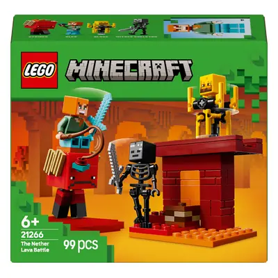 LEGO LEGO® Minecraft® Lávová bitva v Netheru 21266