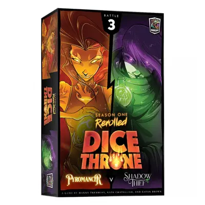 Roxley Games Dice Throne: Season One Rerolled - Pyromancer vs. Shadow Thief