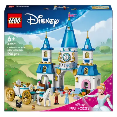 LEGO LEGO® Disney Popelčin zámek a kočár s koňmi 43275