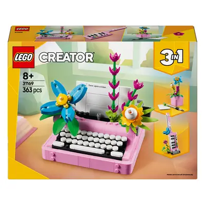 LEGO LEGO® Creator 3v1 Psací stroj s květinami 31169