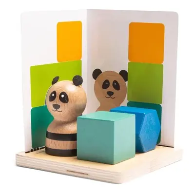 BS Toys Logické puzzle - Panda