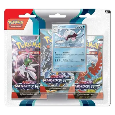 Nintendo Pokémon TCG: SV04 Paradox Rift - 3 Blister Booster Cetitan