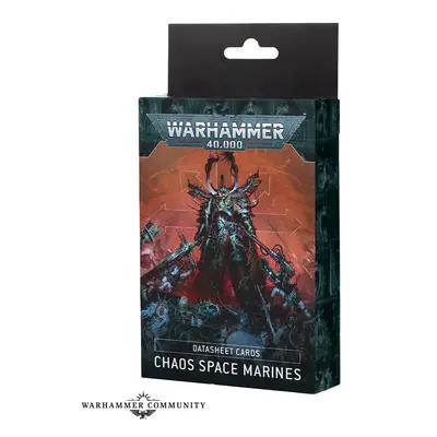 Games Workshop Datasheet Cards: Chaos Space Marines