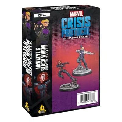 Atomic Mass Games Marvel Crisis Protocol: Hawkeye and Black Widow