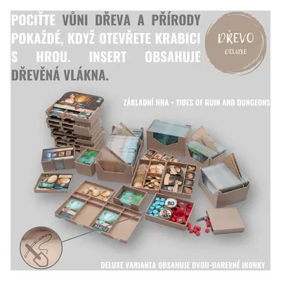 Junta Spící bohové - INSERT do základní hry (79364) Barva: Deluxe dřevo