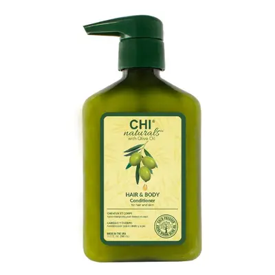 CHI Naturals Hair And Body Conditioner Olive Oil - kondicionér s obsahem olivového oleje, 340 ml