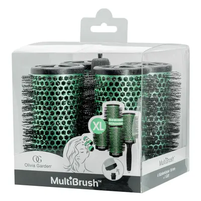 Olivia Garden Multibrush - multifunkční kartáč na vlasy. 7776 - One Size Kit XL - sada jedna vel