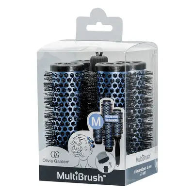 Olivia Garden Multibrush - multifunkční kartáč na vlasy. 7774 - One Size Kit M - sada jedna veli